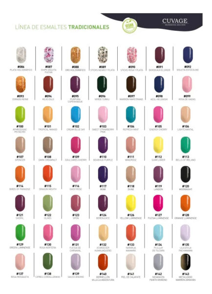 Kit Esmaltes De Uñas Tradicional X 8 Pro Keratine Cuvage - Image 5
