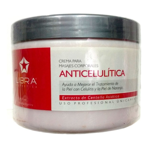 Crema Masajes Anti Celulitis X 250gr Centella Asiatica Libra