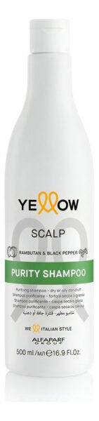 Shampoo Anti Caspa Yellow Scalp Purity Vegano 500ml Alfaparf - Image 2