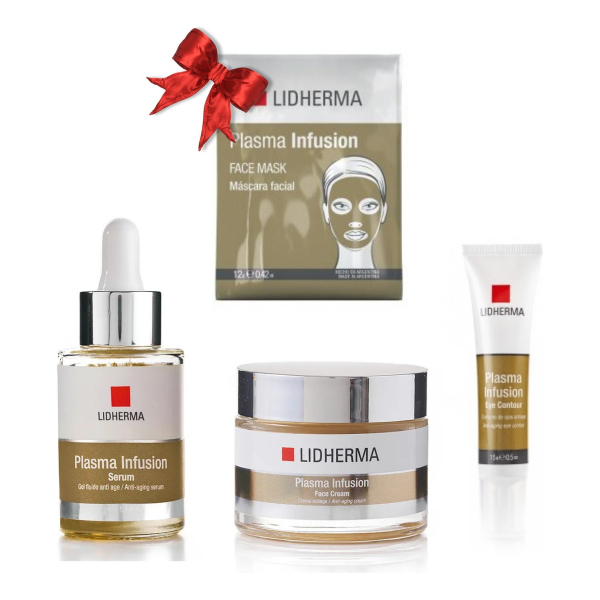 Plasma Infusión Face Cream + Sérum+ Eye Lifting Lidherma