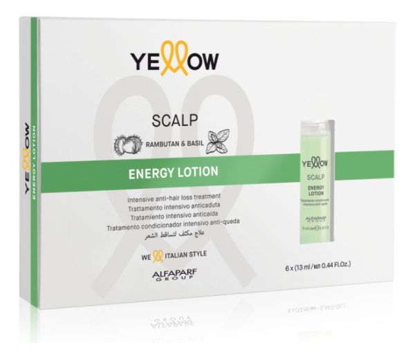 Yellow Scalp Energy Lotion Tratamiento Anticaída Alfaparf - Image 2