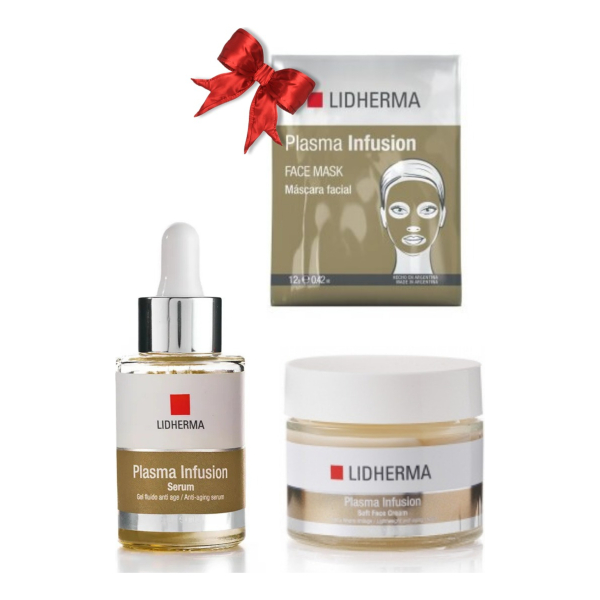 Kit Plasma Infusión Crema + Serum Lidherma Antiedad Arrugas