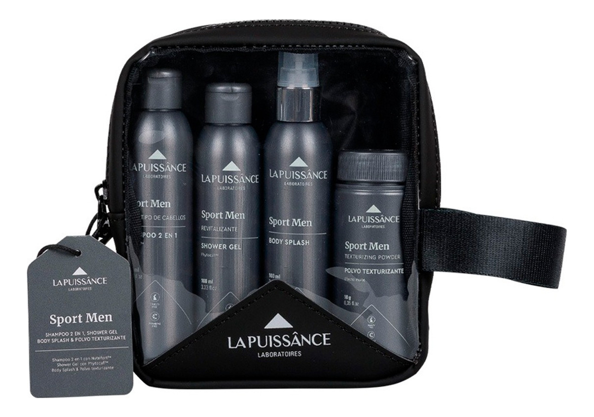 La Puissance Kit Sport Men Todo Tipo Cabello Con Estuche - Image 2