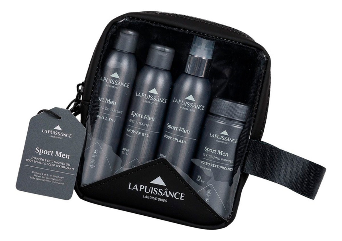 La Puissance Kit Sport Men Todo Tipo Cabello Con Estuche - Image 5