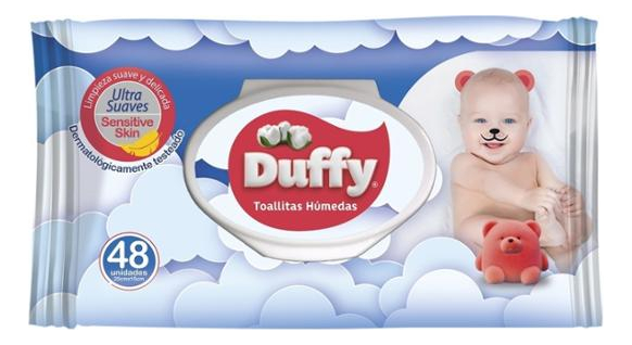 Duffy Toallitas Húmedas Ultra Suaves X 48 Uni Tapa Plastica