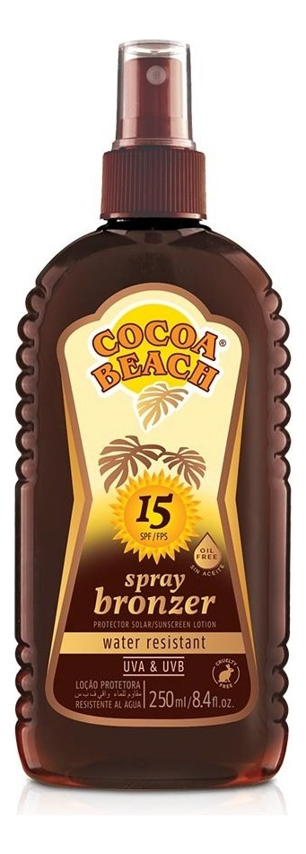 Protector Solar Cocoa Beach Bronzer Fps 15 250 Ml