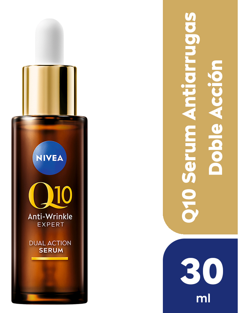 Serum Facial Doble Accion Nivea Q10 Antiarrugas X 30ml