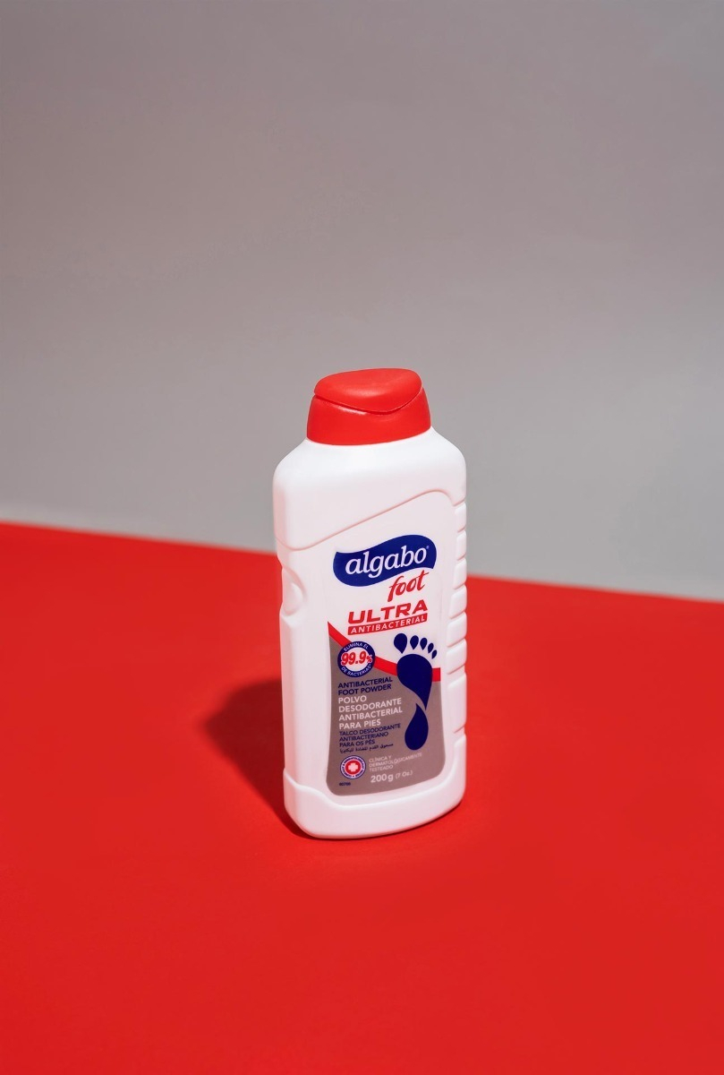 Talco Para Pies X 200g Algabo Foot Ultra Antibacterial Polvo - Image 3