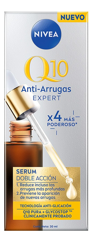 Serum Facial Doble Accion Nivea Q10 Antiarrugas X 30ml - Image 9