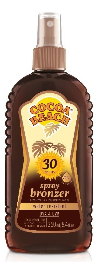 Protector Solar Fps30 Cocoa Beach Bronzer Spray Oil Free - Image 2