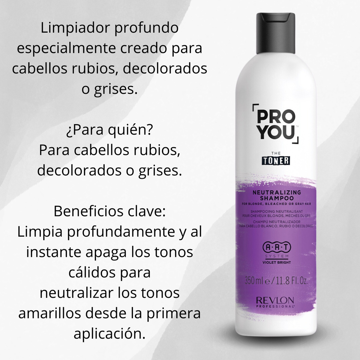 Shampoo Revlon Pro You The Toner Neutralizante X 350ml - Image 4