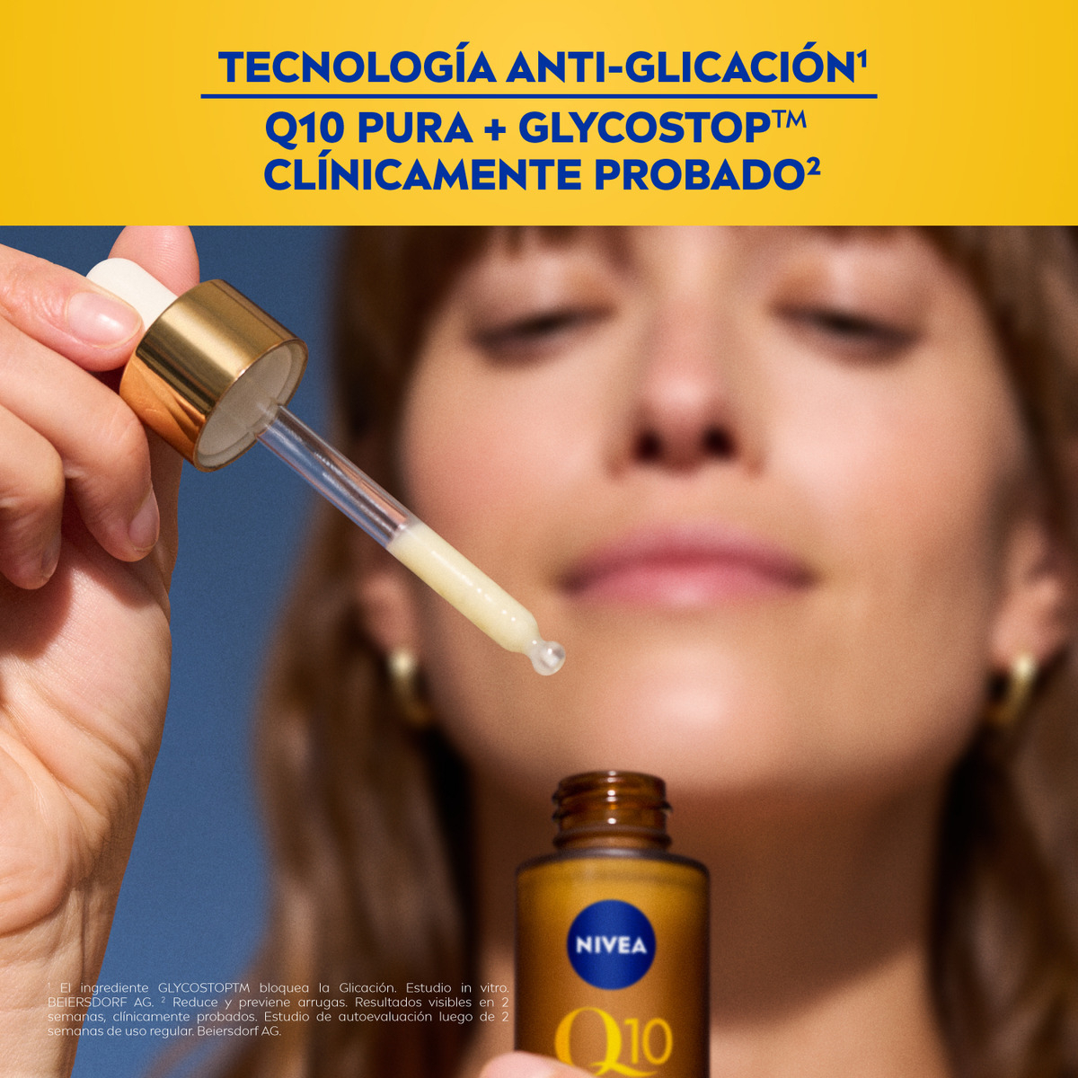 Serum Facial Doble Accion Nivea Q10 Antiarrugas X 30ml - Image 5