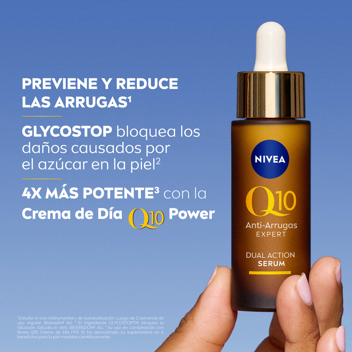Serum Facial Doble Accion Nivea Q10 Antiarrugas X 30ml - Image 4