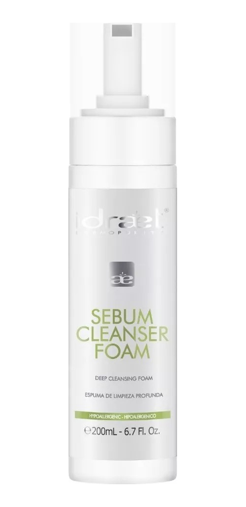 Idraet Acne Piel Grasa Sebum Cleanser Foam Limpieza Espuma Tipo De Piel Todo Tipo De Piel