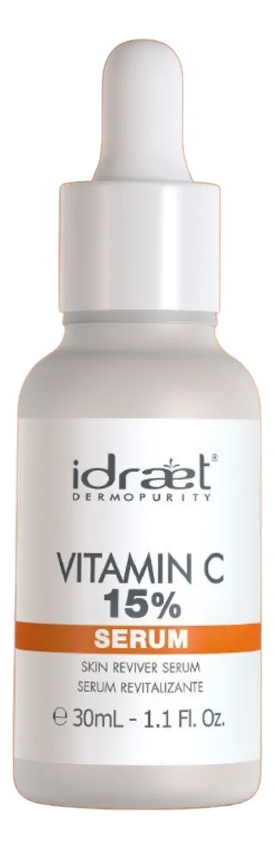 Serum Vitamina C 15% Revitalizante Piel Luminosa 30gr Idraet Momento De Aplicación Noche Tipo De Piel Todo Tipo De Piel - Image 2