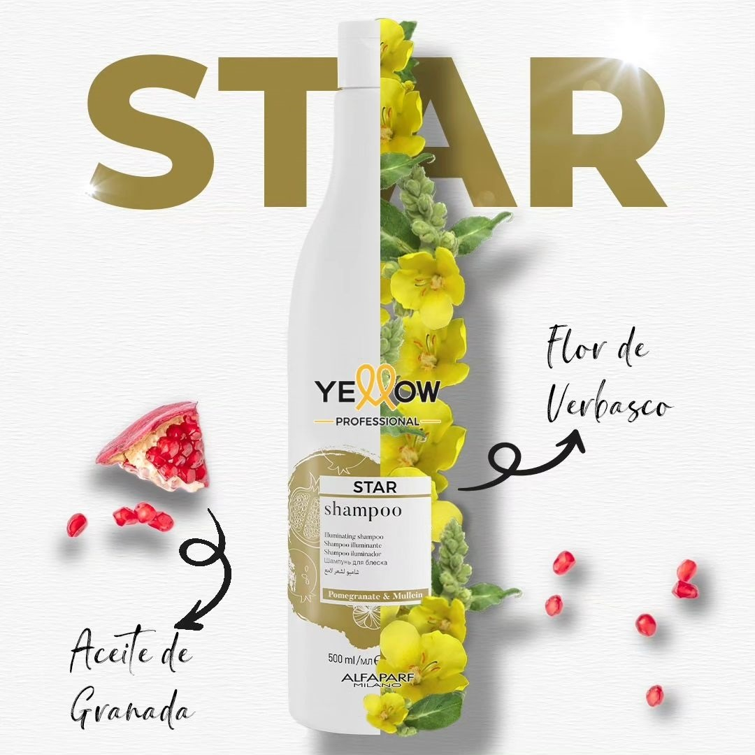 Alfaparf Yellow Star Shampoo Iluminador 1500ml Brillo - Image 3