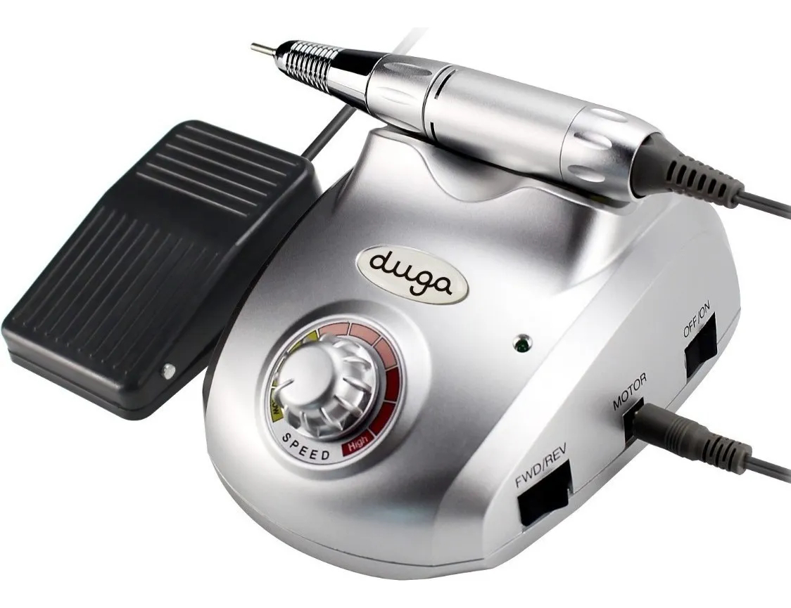 Duga D5020 Torno Eléctrico Profesional Con Pedal Nail Master Color Plateado - Image 2