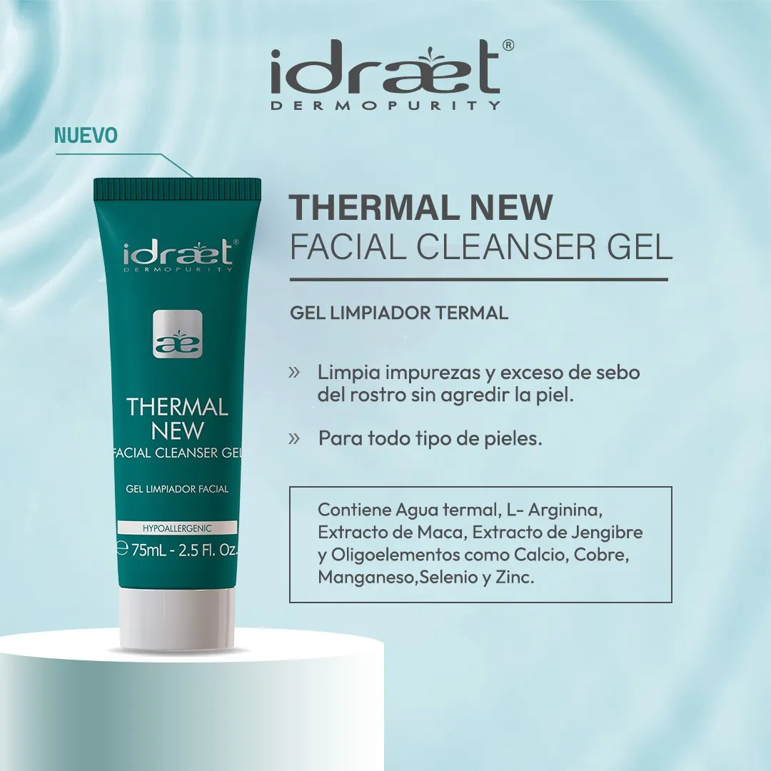 Idraet Thermal New Gel De Limpieza Facial 75ml Momento De Aplicación Día/noche Tipo De Piel Todo Tipo De Piel - Image 2