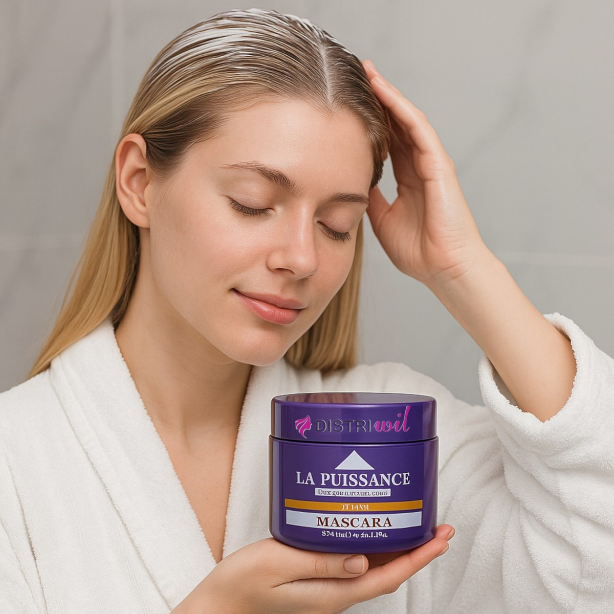 Tratamiento Capilar Matizador La Puissance Silver X250ml Ideal Uso Profesional Estetica Peluqueria Salon - Elimina Tonos Amarillos Para Un Rubio Natural - Image 6