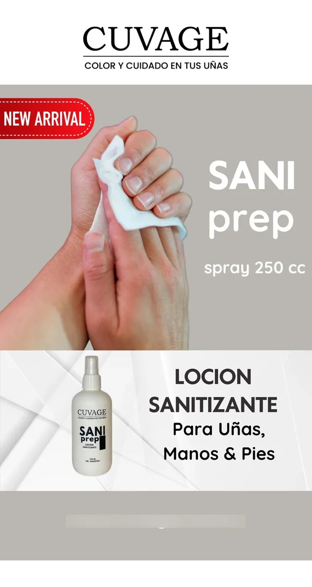 Cuvage Sani Prep Loción Sanitizante Para Manos 250 Ml - Image 2