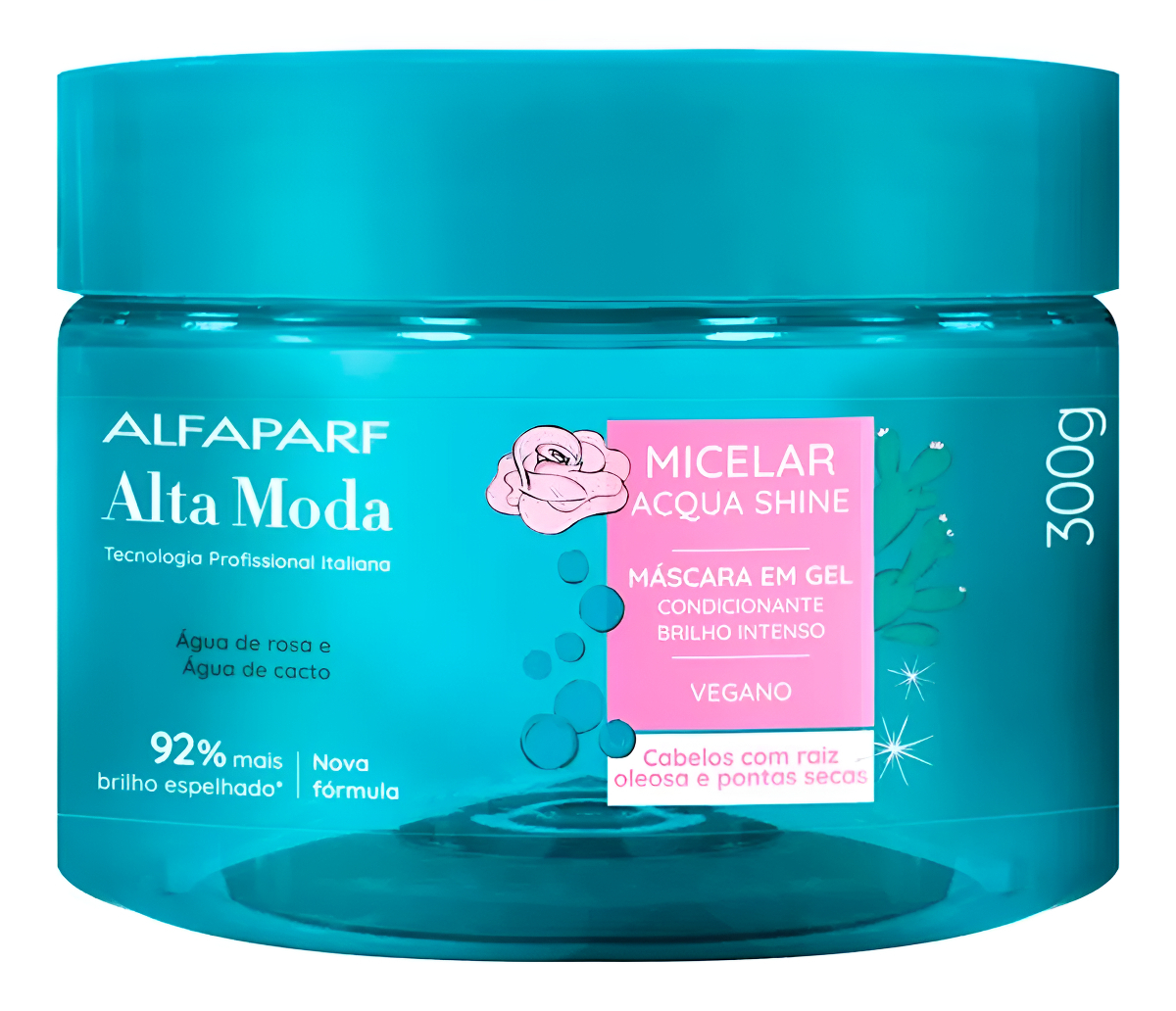 Mascara Acqua Shine Alfaparf Alta Moda 300g Vegano Brillo