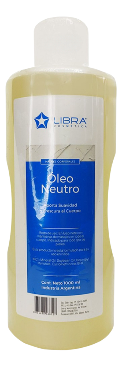 Aceite Para Masajes Neutro Libra 1000ml
