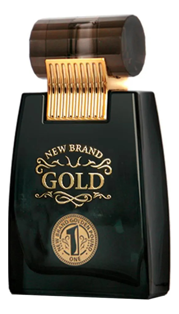 Perfume New Brand Prestige Gold X 100ml - Men Edt + Regalo - Image 2