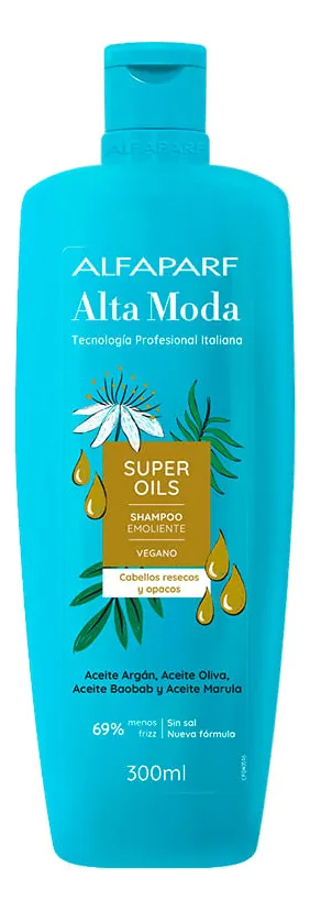 Shampoo Alta Moda Alfaparf Super Oils 300 Ml - Image 2