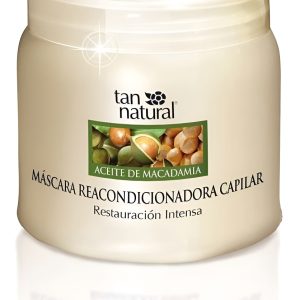 Tan Natural Mascara X250ml Con Aceite De Macadamia