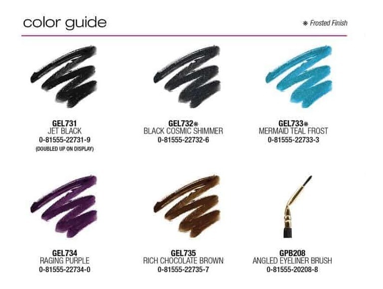 Delineador En Gel De Ojos La Girl Varios Tonos - Image 2