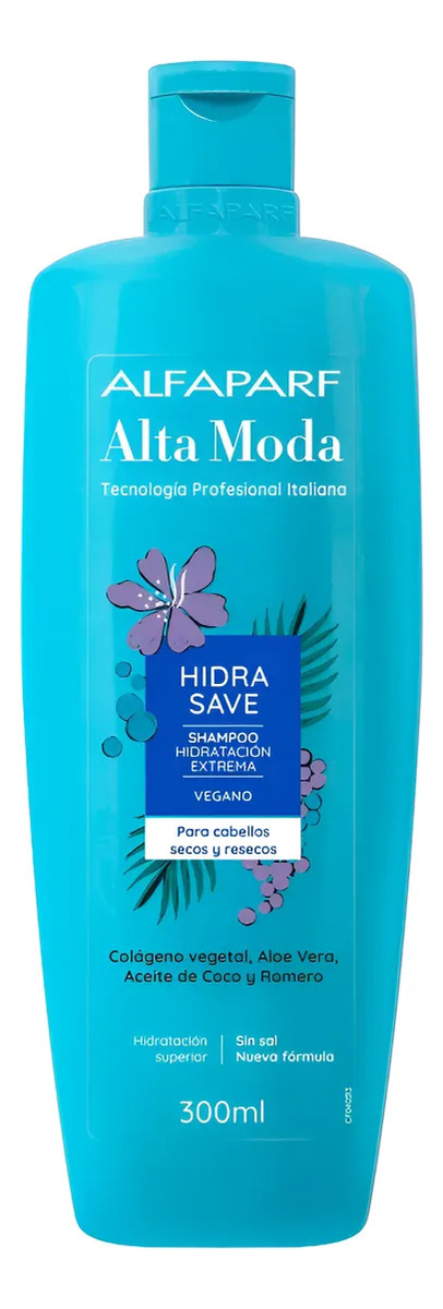 Shampoo Alfaparf Alta Moda Hidra Save X 300 Ml - Image 2