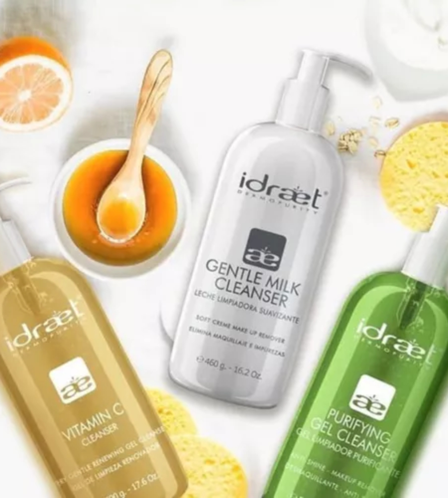 Leche Limpiadora Suavizante Idraet Gentle Milk Cleanser - Image 3