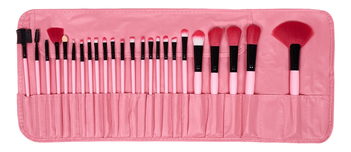 Set 24 Brochas Maquillaje Profesional Estuche Pinceles Gugus - Image 3