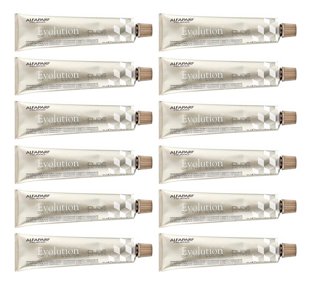 12 Tinturas Alfaparf Evolution Coloracion A Eleccion X 60 Gr