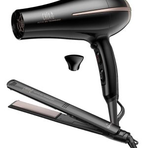 Pack Planchita 230°c Elegance Bora + Secador Chia Gama 2300w