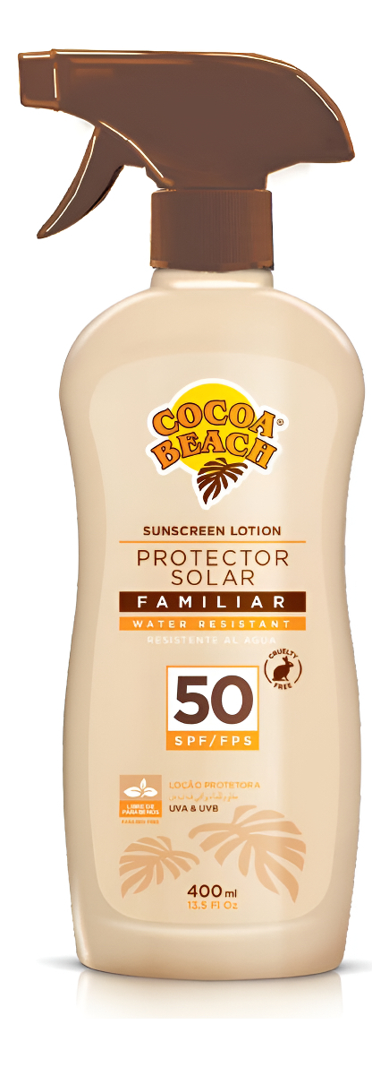 Protector Solar Familiar 50 Fps 400ml Cocoa Beach