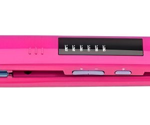 Planchita De Pelo Ga.ma Italy Elegance Bloom Led Color Rosa