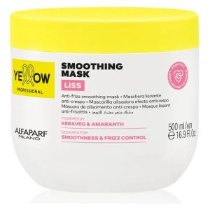 Máscara Anti Frizz Alfaparf Yellow Liss Smoothing Mask X 500 Ml