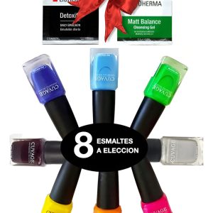 Kit Esmaltes De Uñas Tradicional X 8 Pro Keratine Cuvage Multicolor
