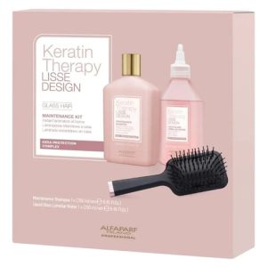 Alfaparf Kt Lisse Desing Glass Hair Kit Shampoo Agua Micelar