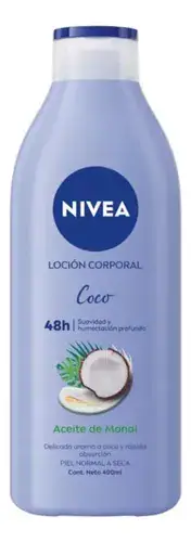 Loción Corporal Nivea Coco Y Aceite De Monoi X 400 Ml