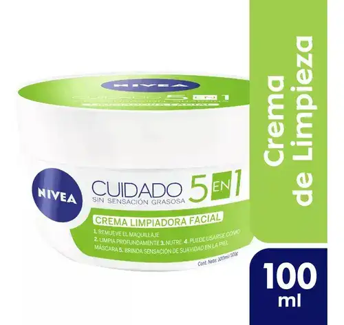 Nivea Crema Facial Cuidado 5 En 1 Limpiadora 100ml/101g - Image 2