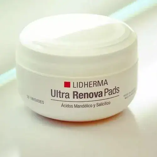 Ultra Renova Pads Mandélico Salicílico Lidherma Manchas Acne Momento de aplicación Noche Tipo de piel Normal - Imagen 5