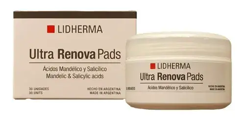 Ultra Renova Pads Mandélico Salicílico Lidherma Manchas Acne Momento de aplicación Noche Tipo de piel Normal - Imagen 7