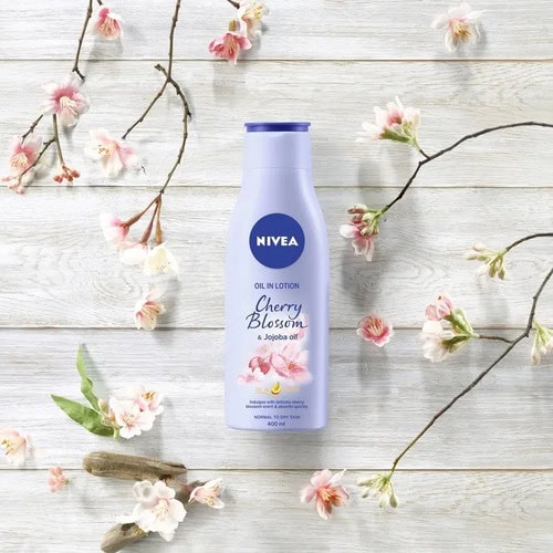 Locion Corporal Nivea Cereza Y Aceite De Jojoba X 400ml/393g - Imagen 2