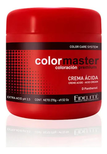 Mascara Capilar Colormaster Extra Acida Ph 3,5 X270g Fidelite