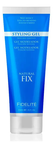 Gel Modelador Fidelite Natural Fix Efecto Humedo 230gr