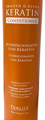 Fidelité Acondicionador Keratin 900ml Antifrizz Reparador - Imagen 5