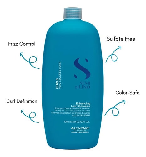 Alfaparf Semi Di Lino Curls Enhancing Low Shampoo X 1l - Imagen 3