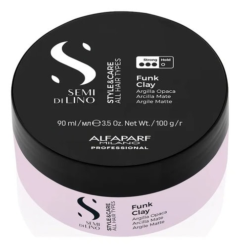 Alfaparf Semi Di Lino Style & Care Funk Clay x 90 Ml - Imagen 2